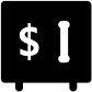 Dollar Security Symbol  icon