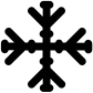 snow crystal icon