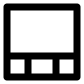 footer three column icon