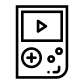 Handheld game console icon
