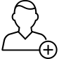 add person button icon