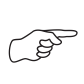 pointing hand icon
