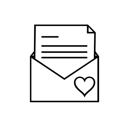 love letter icon