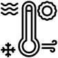 high temperatures icon