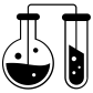 Chemical experiment icon
