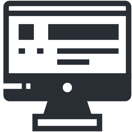 monitor display  icon