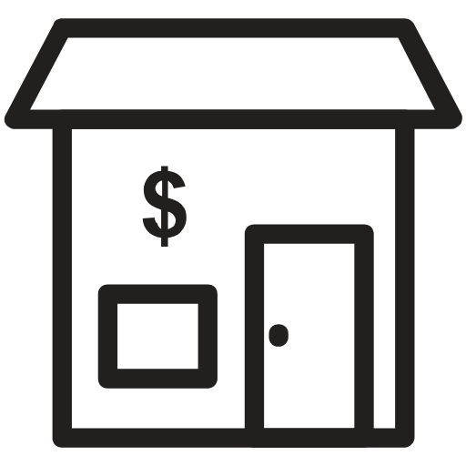 bank building  icon