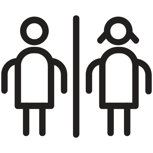 bathroom sign  icon