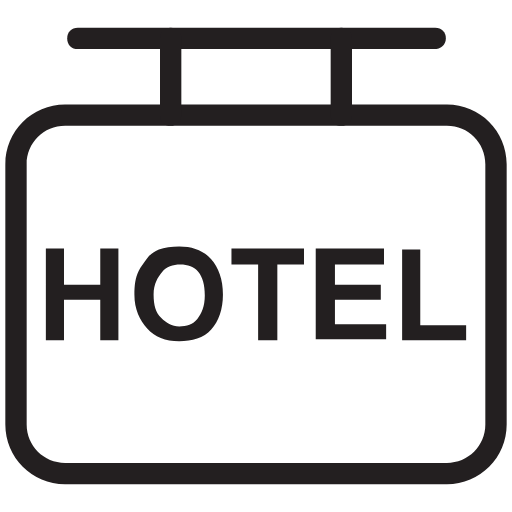 hotel signboard  icon