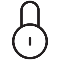 padlock. Icon
