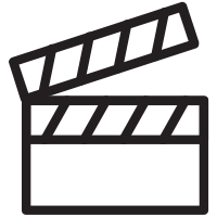 Clapperboard icon