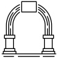 interior arch icon