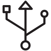 usb sign icon