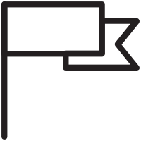 flag` icon