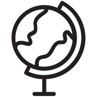 table-globe icon