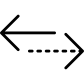horizontal arrows icon