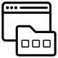 webpage folder icon
