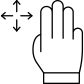 three swipe icon