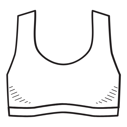sports bra icon