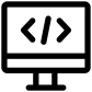 computer coding icon