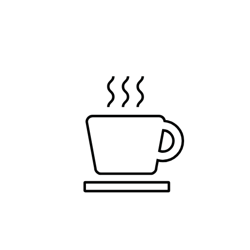 mug outline steam icon