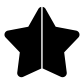 half star icon
