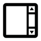 Scrollbar icon