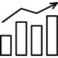 Chart growth icon