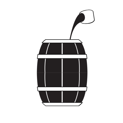 barrel being filled icon