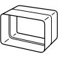 flat duct connector icon