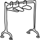 clothes rack icon
