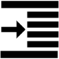 Increase Indent icon