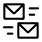 mail send receive icon