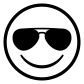 cool smiley icon