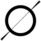 diameter icon