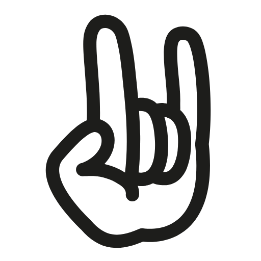 satan finger icon