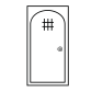 front door icon