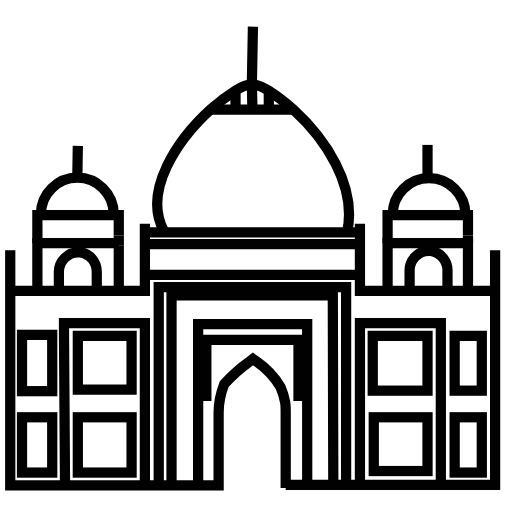 taj mahal icon