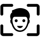 camera face detection icon
