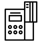Card payment machine icon
