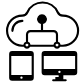 cloud sharing devices icon