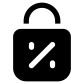 discount lock icon