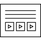Mockup wireframe icon