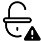 lock alert icon