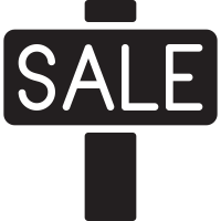 sale sign icon