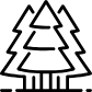 evergreen trees icon