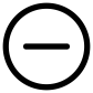 Remove circle icon