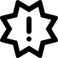 warning star icon