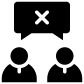 disagreement icon