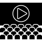 cinema hall icon